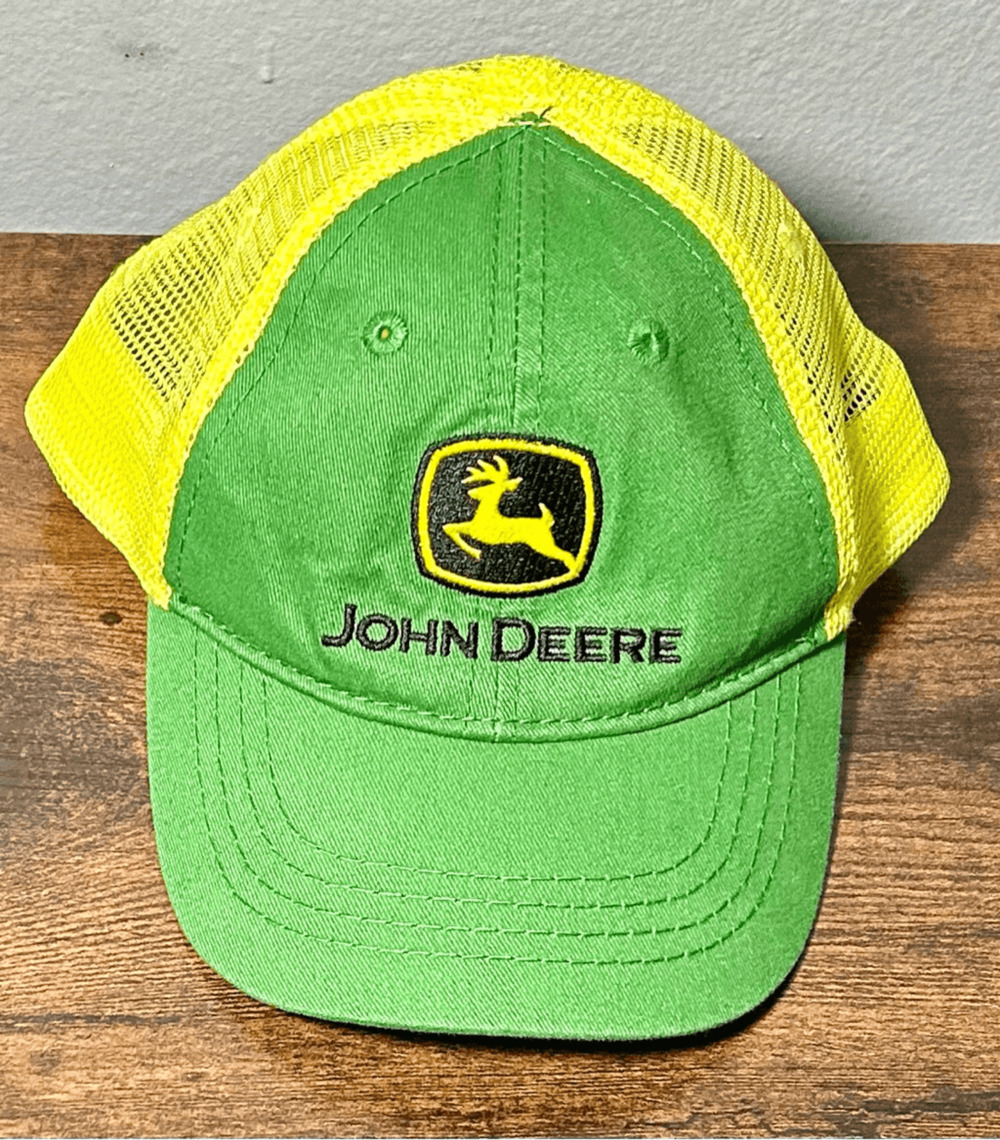 John Deere Toddler Tractors Farm Green & Yellow SnapBack Hat